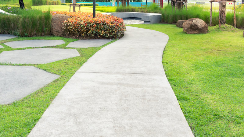 Concrete Sidewalk in Wichita Falls, Texas
